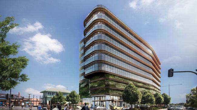 An artist's impression of the proposed EastCo Tower in Ringwood. Picture: Supplied