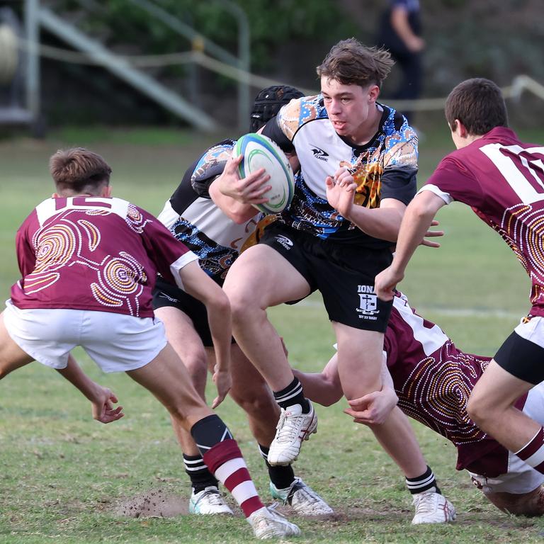 Matt Doherty. AIC First XV rugby Iona College vs St Peters, Indooroopilly. Picture: Liam Kidston
