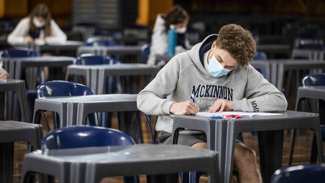 McKinnon Secondary College was ranked 62nd in the state for VCE results in 2020. Picture: Nicole Cleary