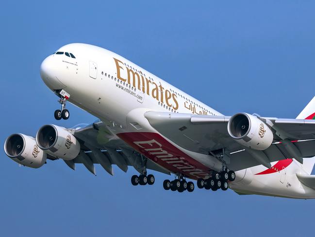 Emirates is the largest airline and flag carrier of the United Arab Emirates.  Pictured Airbus A380. Picture: Supplied