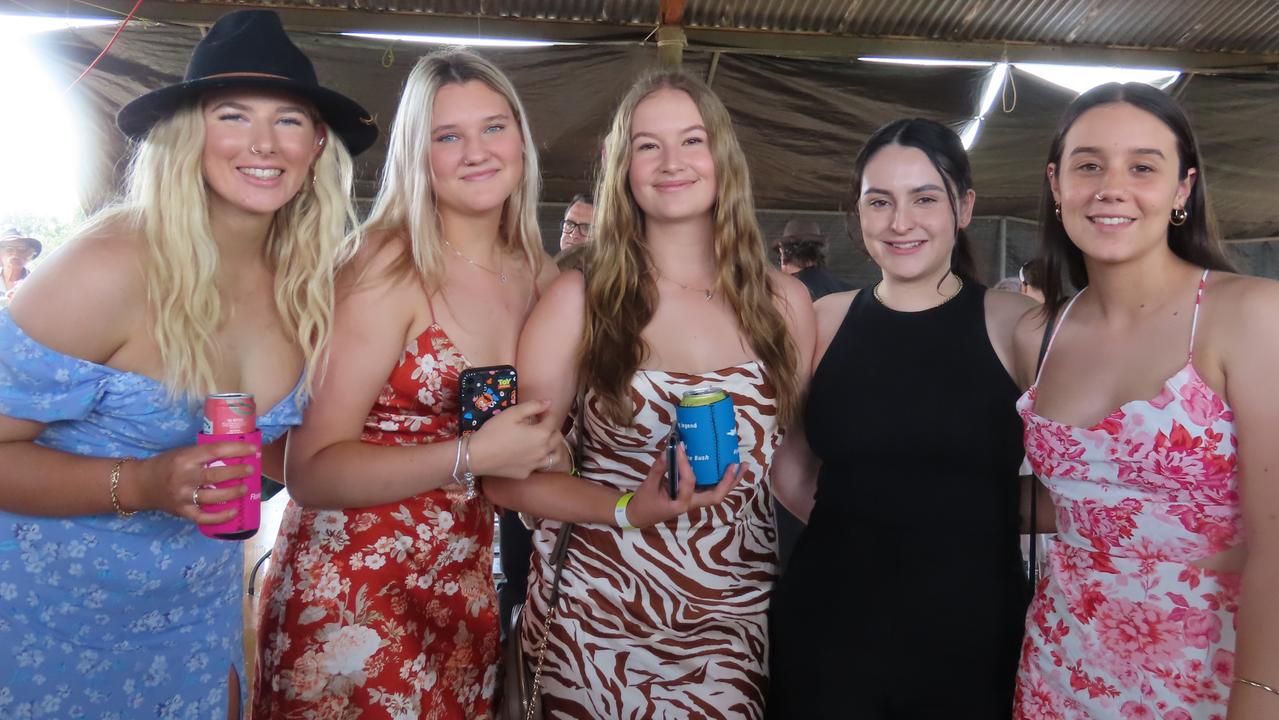 Emma Wilks, Nadine Gaylard, Kristy Young, Lilly Taffe and Shaylah Schloss.