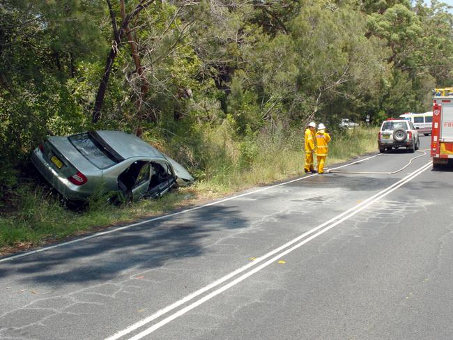 The narrow stretch along The Scenic Road at MacMasters Beach has been a hazard for many years.