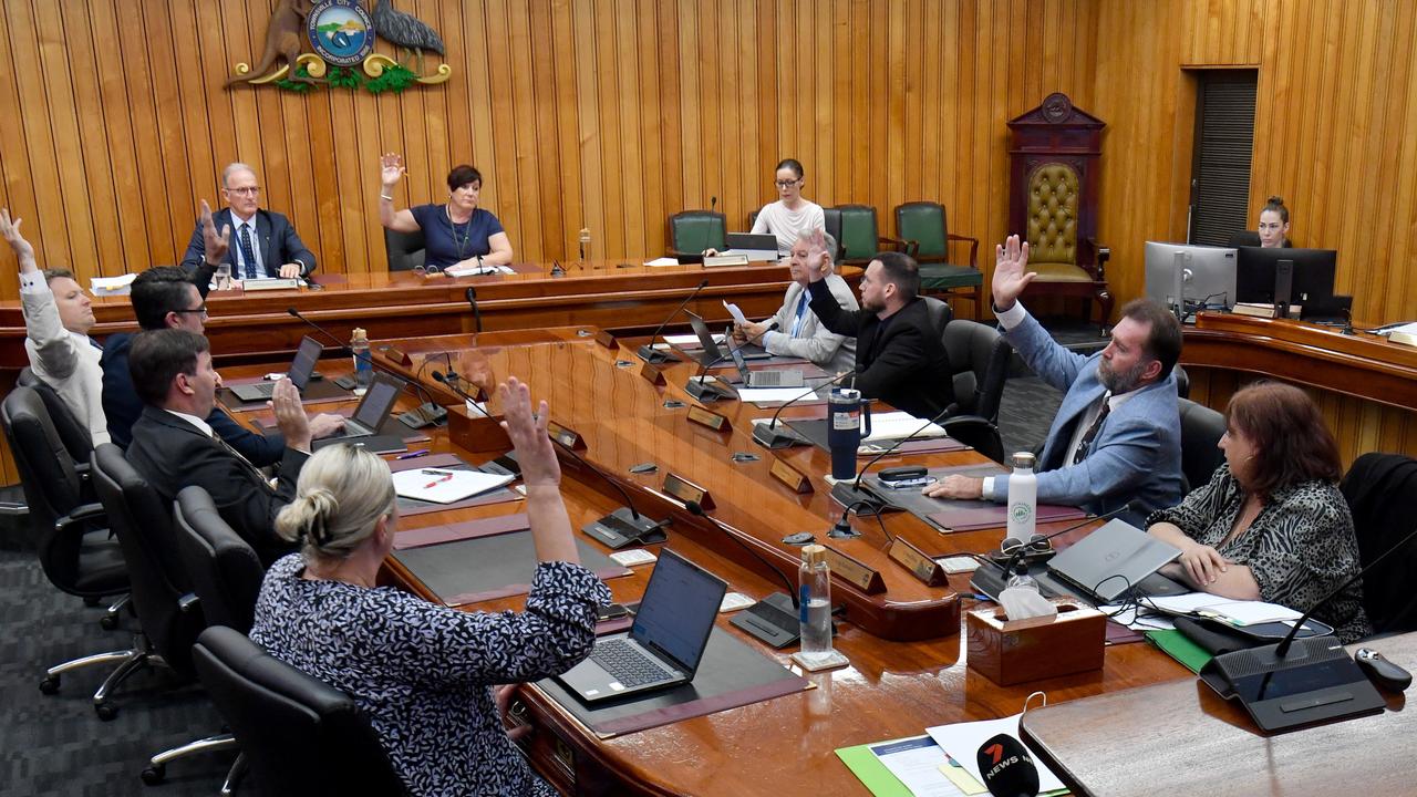 Townsville City Council special meeting December 17, 2024. Councillors vote on motion for Cr Ann-Maree Greaney as Deputy Mayor. Picture: Evan Morgan