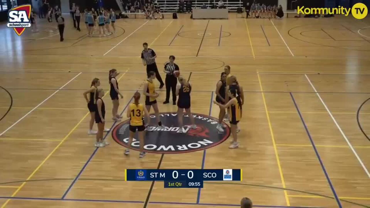 Replay: Scotch v St Michael's (Girls grand final) - 2024 School Sport SA Year 11 and 12 Basketball Statewide finals