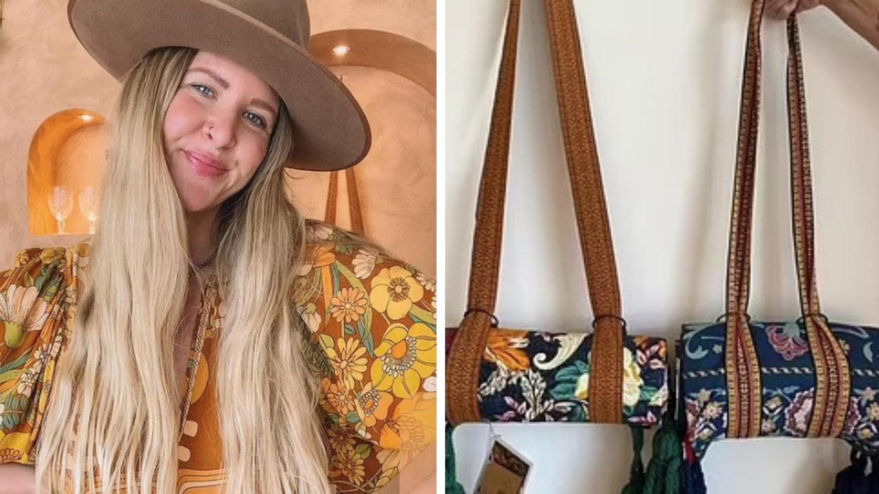 A Byron Bay business owner has expressed her “heartbreak” at Aldi, after the German grocery giant released a new range of picnic rugs that look almost identical to those offered by her lifestyle brand. Picture: Instagram