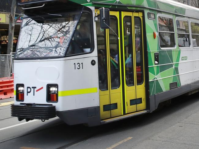 MELBOURNE, AUSTRALIA- NewsWire Photos SEPTEMBER 3, 2024: Stock- A Melbourne tram in Swanston street. Picture:  NewsWire/ David Crosling