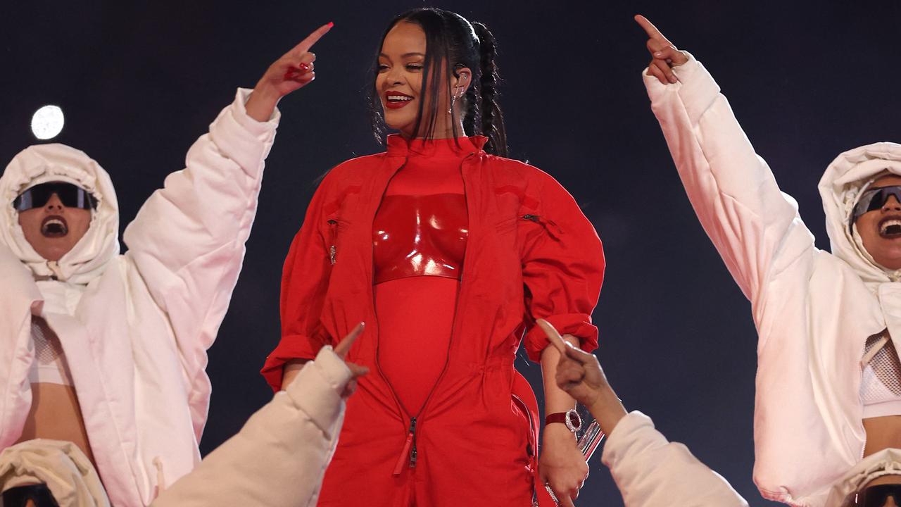 Rihanna at the Superbowl. Photo: Gregory Shamus / Getty Images.