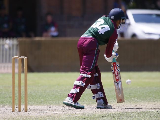 Vivaan Gandhi’s excellent form continued for Gordon. Photo by Warren Gannon Photography.