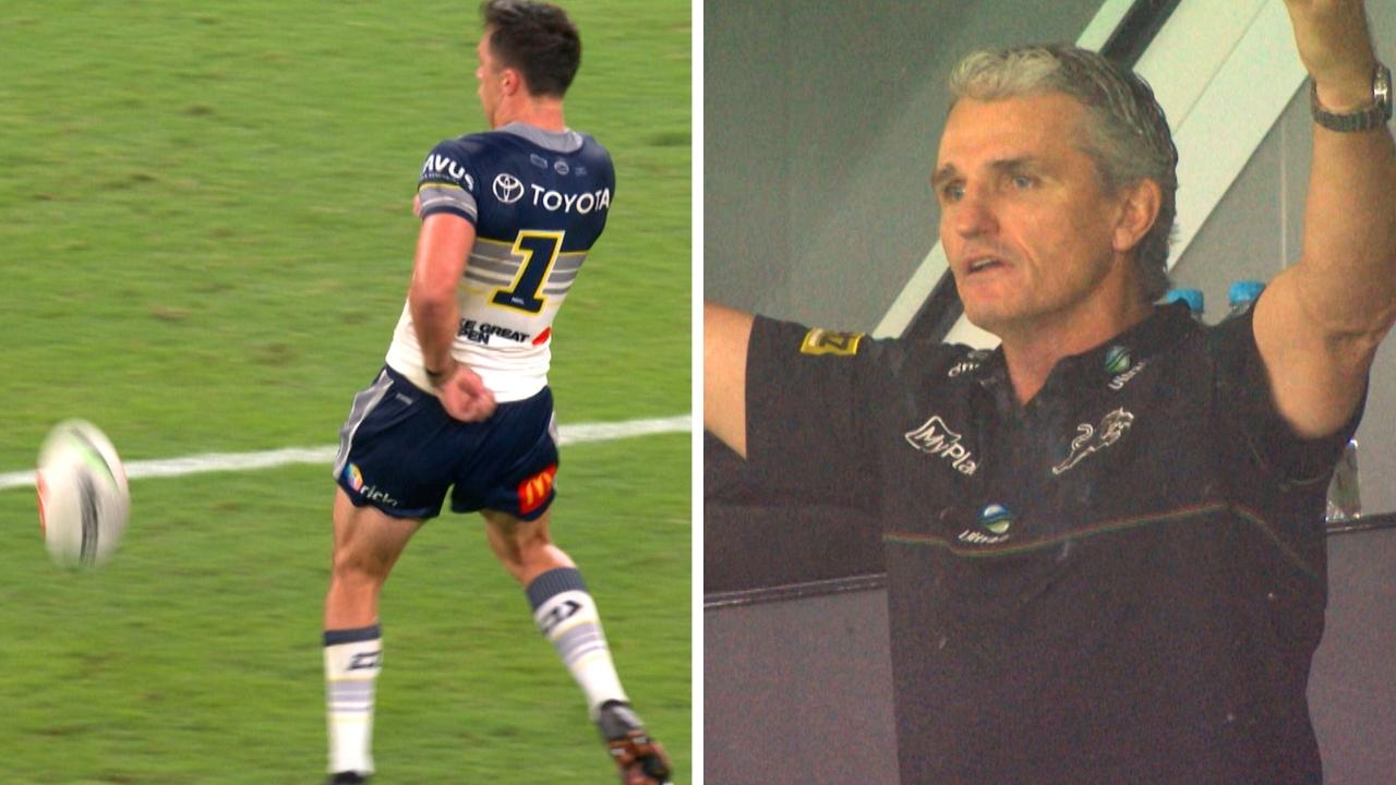 ‘F***ing touched it’: Panthers coach furious