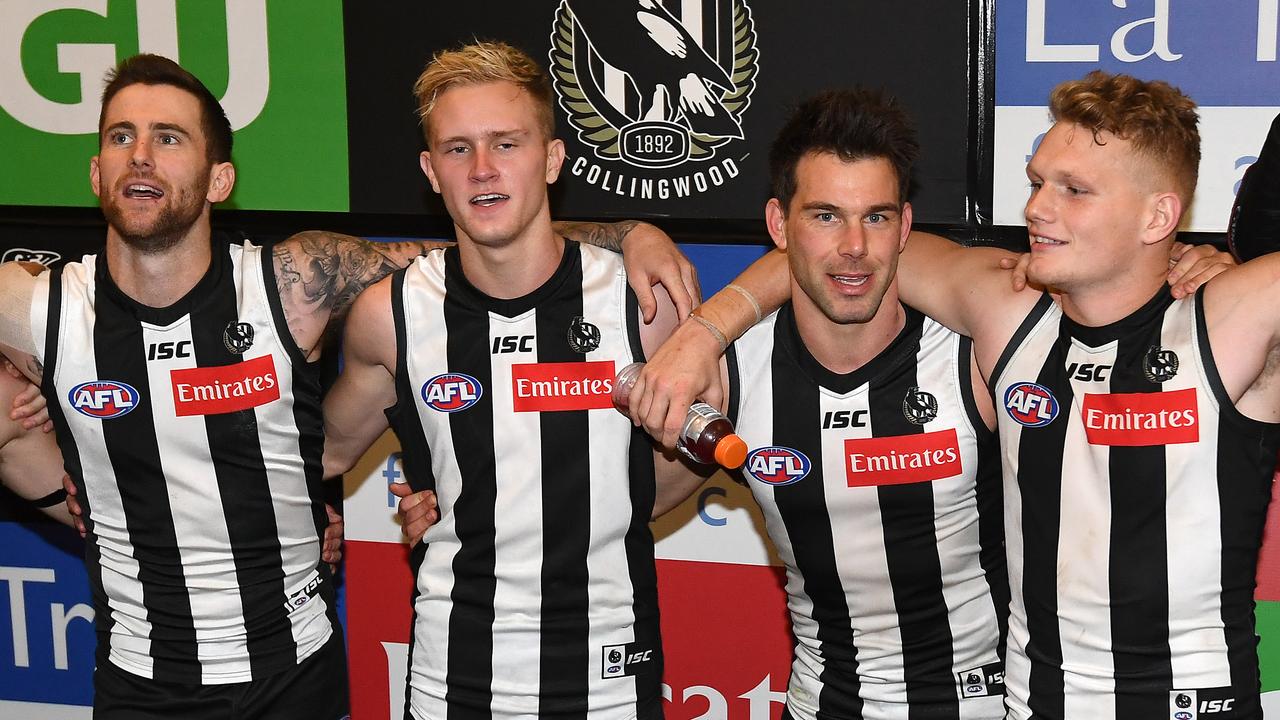 Jeremy Howe (left) urged Jaidyn Stephenson to come forward. Photo: Quinn Rooney/Getty Images