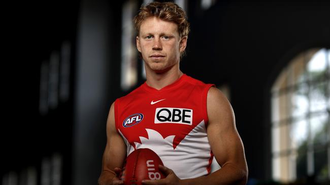 Sydney Swans captain Callum Mills is set to miss the start of 2024. Photo by Phil Hillyard