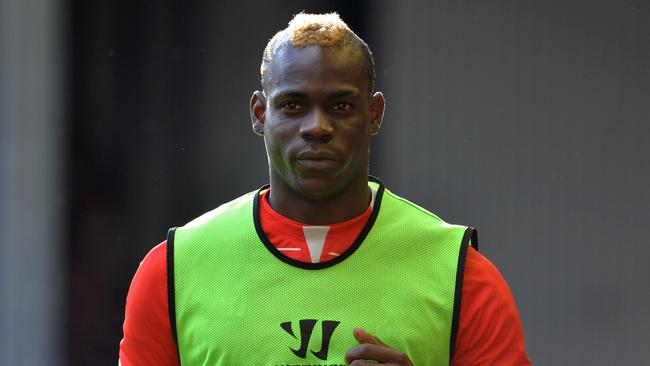 Italian striker Mario Balotelli.