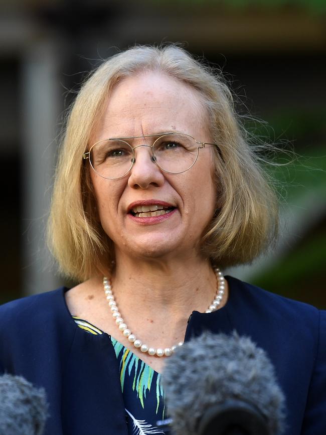 Queensland Chief Health Officer Dr Jeannette Young. (AAP Image/Dan Peled) NO ARCHIVING