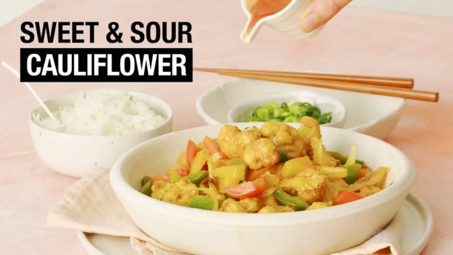 Sweet and sour cauliflower