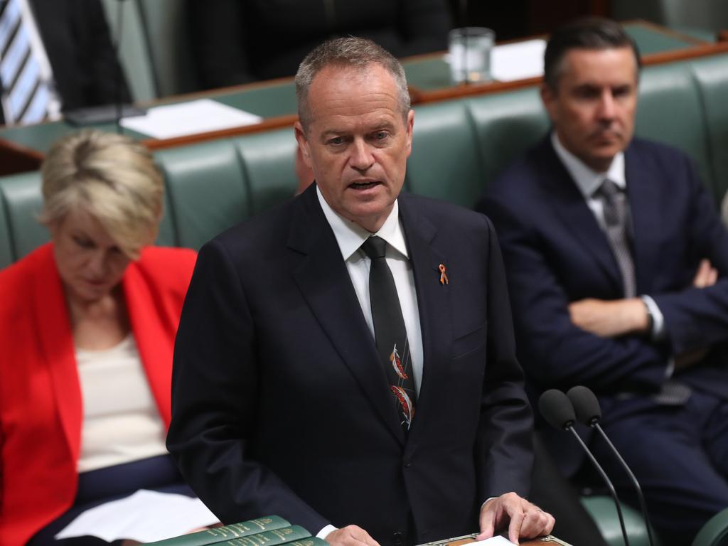 Opposition Leader Bill Shorten’s win of the floor of parliament may come back to haunt him. Picture: Kym Smith