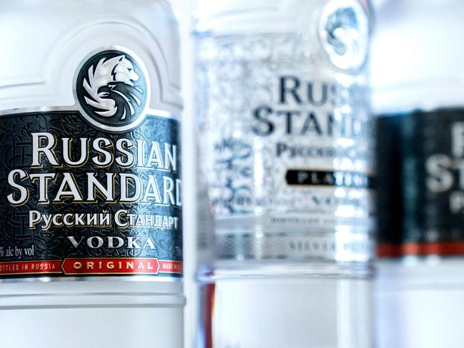 Vodka will be among products affected by the tariffs. Picture: Stefani Reynolds / AFP