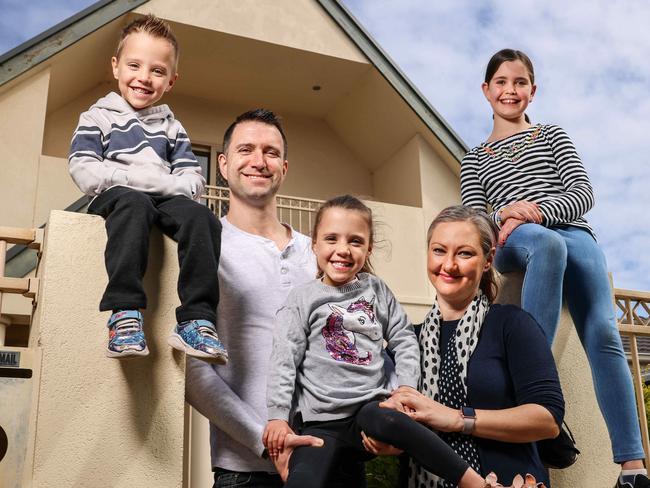 NEWS ADV. Rise in RBA interest rates. Aidan Silverman and his partner Jaye and kids Ace & Ashley 4 & Violet 9. They have recently bought a home in Morphett Vale and now looking at tightening their budget given the rise.Image/Russell Millard