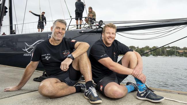 Scott Salter and Nick Meyer before the race.