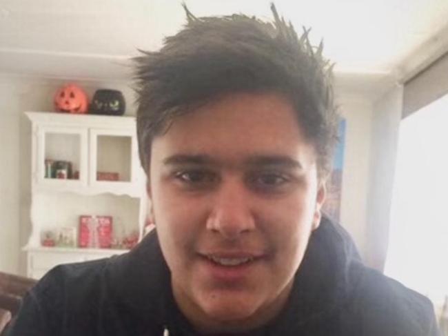 George Diamond, 18, from Pearcedale, died four months after suffering concussion in a gym boxing session at Sting Gym in Cranbourne West in October 2018. Supplied by family