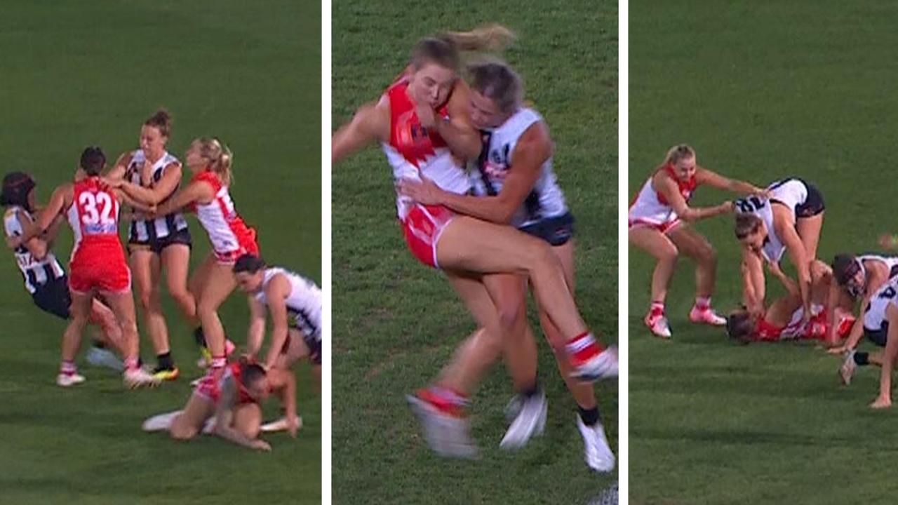 Pie Tarni White is set to sweat on the AFLW Match Review.