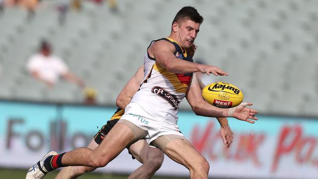 Patrick Wilson pictured playing for the Crows’ SANFL side. Picture: Sarah Reed