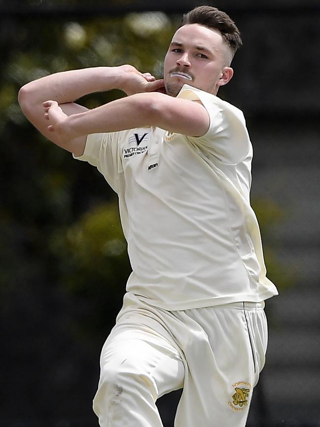 Sam Harbinson in action for Northcote. Picture: Andy Brownbill