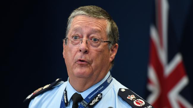 Queensland Police Commissioner Ian Stewart will retire on July 7. File picture