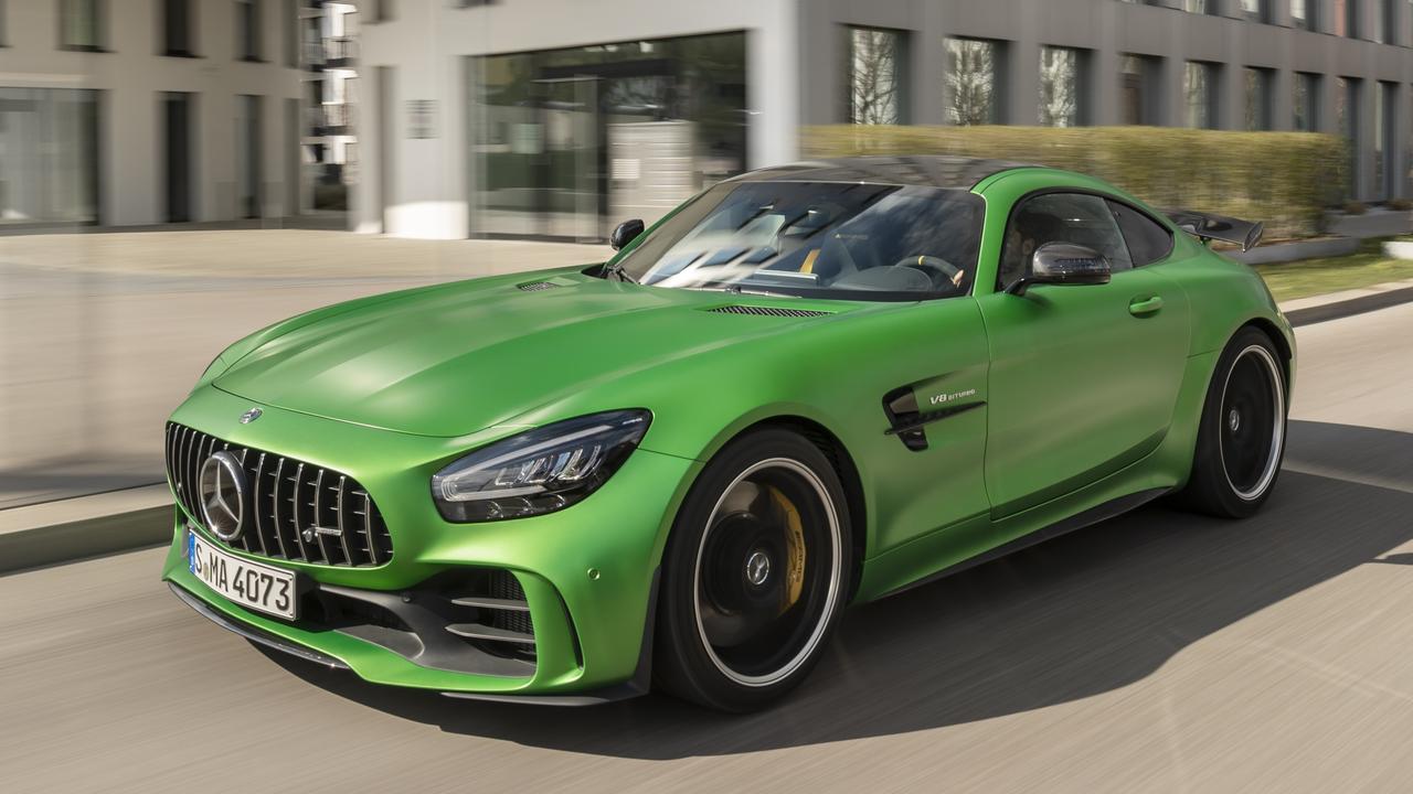 The Mercedes-AMG GT R sits atop the local range.