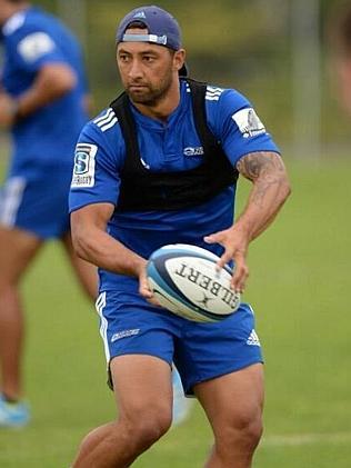 Benji Marshall training with the Blues. Picture courtesy of Blues' Facebook page.