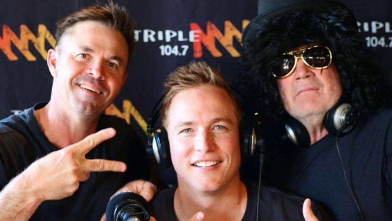 Former Triple M Rush Hour Adelaide presenters Greg Blewett, Bernie Vince and Andrew Jarman. Picture: Instagram