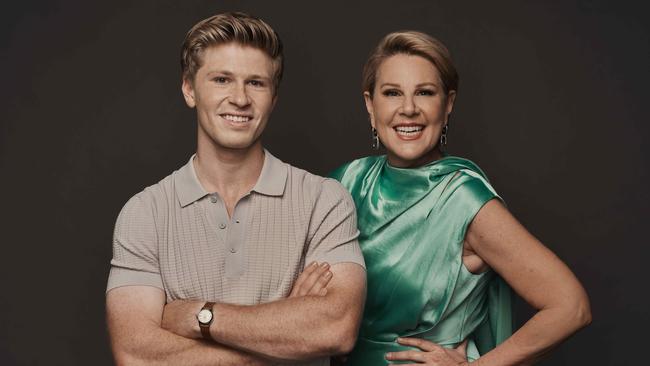 Robert Irwin and Julia Morris – hosts of I'm a Celebrity Get Me Out of Here.