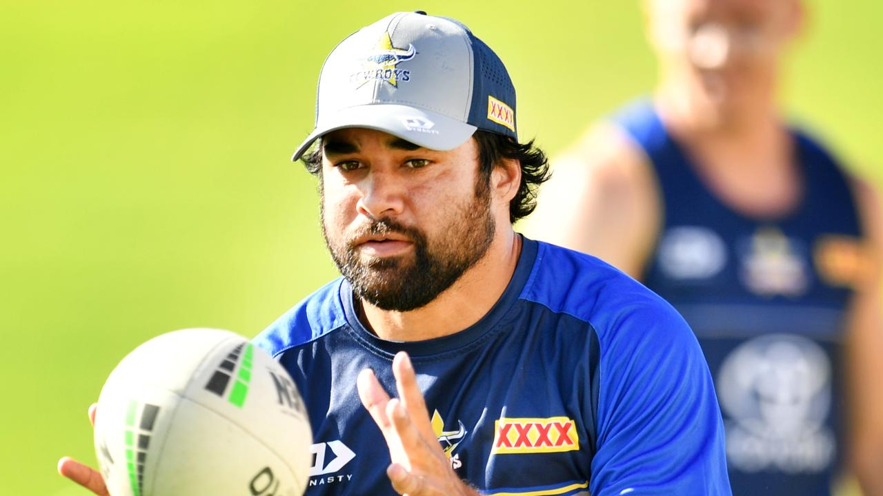 NRL; North Queensland Cowboys pre-season training at Willows Sports Complex. Javid Bowen. Picture: Alix Sweeney