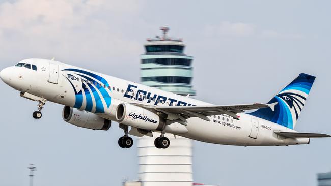 EgyptAir flight MS804 disappeared from radar on May 19 while flying from Paris to Cairo with 66 passengers and crew on board. Picture: AP/Thomas Ranner