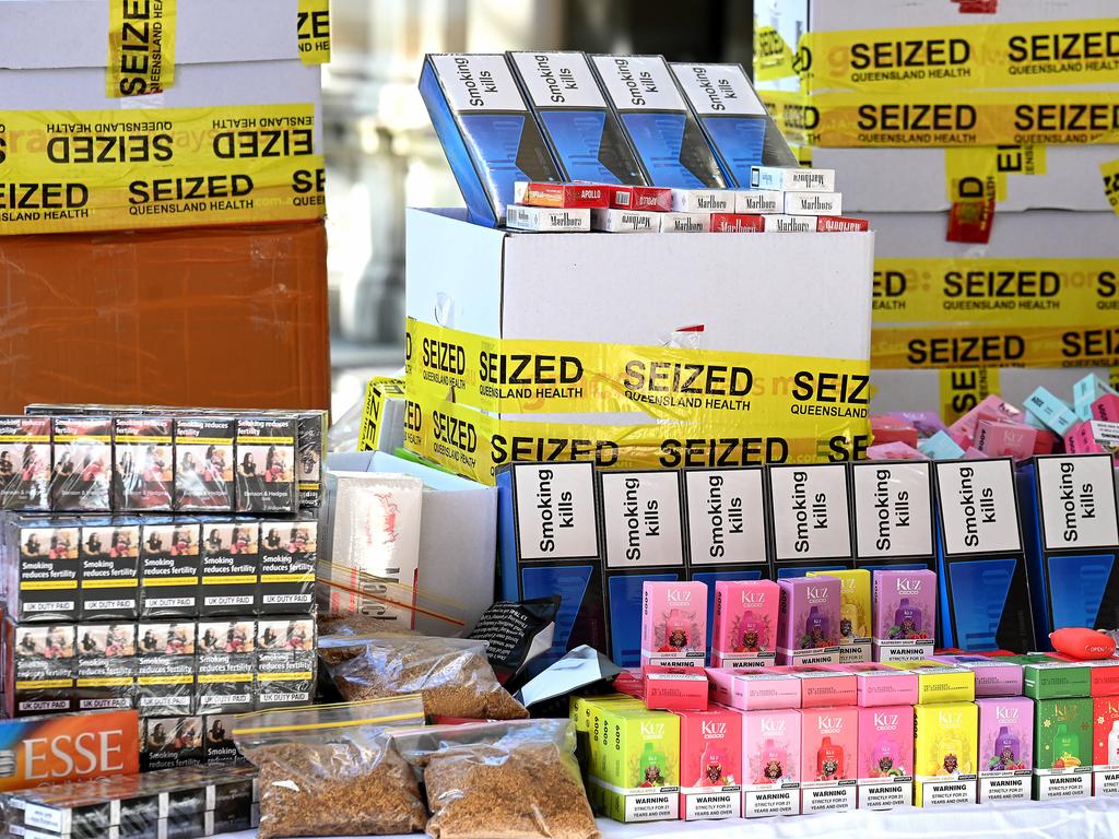 Illegal tobacco products seized by the state