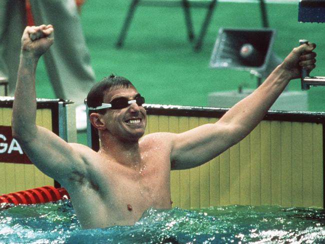 Olympic Games (OG) Seoul 1988 men's swimmer 200m freestyle gold medallist Duncan Armstrong Australia OG/!988 Swimming A/CT