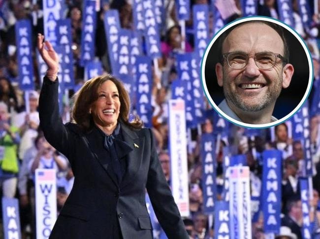 Kamala Harris and Adam Bandt