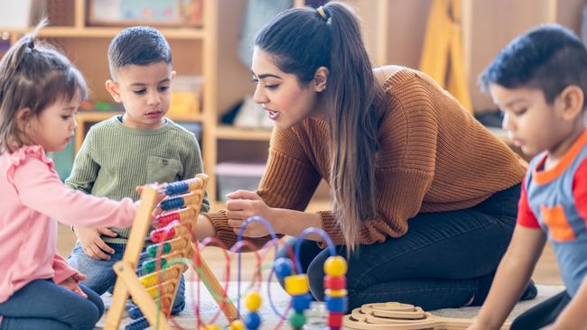 Childcare staff have won a pay rise, and now free childcare for poor families is on the cards. Picture: Getty Images