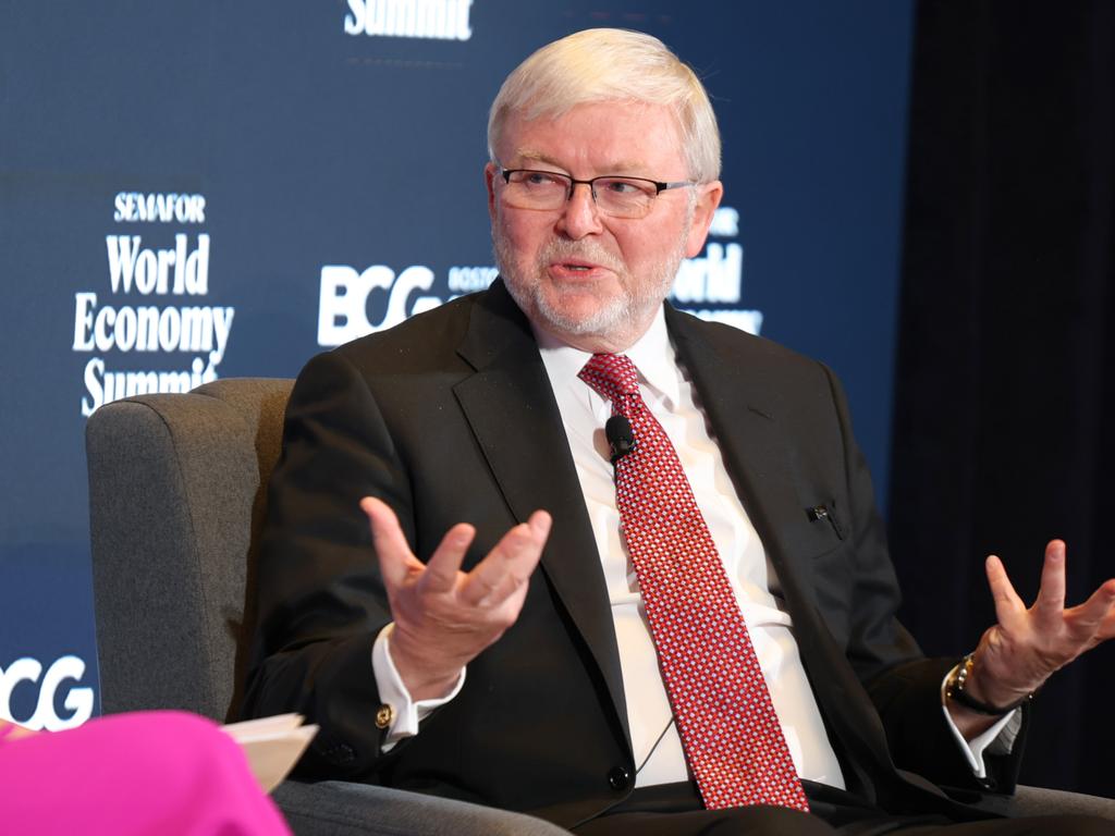Kevin Rudd in Washington, DC. Picture: Getty Images