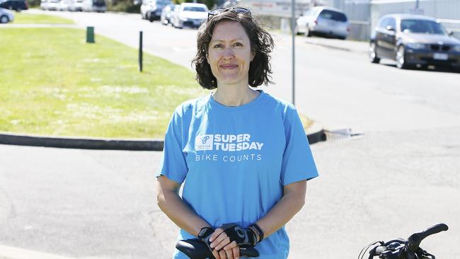 Alison Hetherington of Bicycle Network Tasmania. Picture: MATT THOMPSON