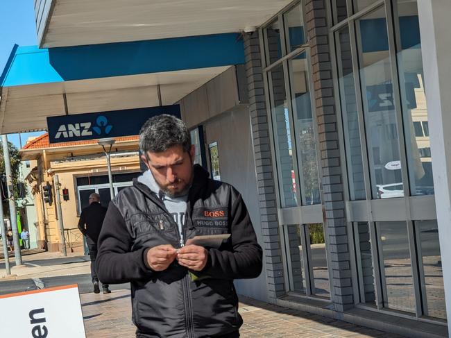 Mildura’s Serhat Ercan was fined for driving an e-scooter without a licence.