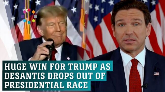 DeSantis Drops Out Of 2024 Republican Presidential Primary And Endorses ...