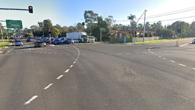 An elderly woman was trapped inside car following two-car crash on Wattle Grove Dr and Nuwarra Rd. Picture: Google Maps