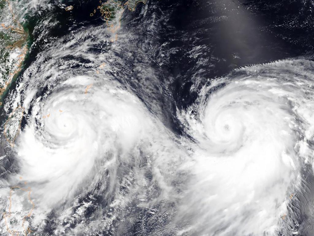 Satellite image of Super Typhoon Lekima. Picture: AFP