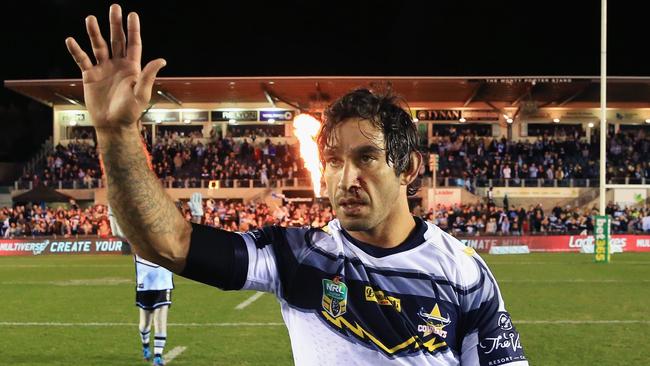 Johnathan Thurston will play his final home game for the Cowboys. Picture: Getty Images