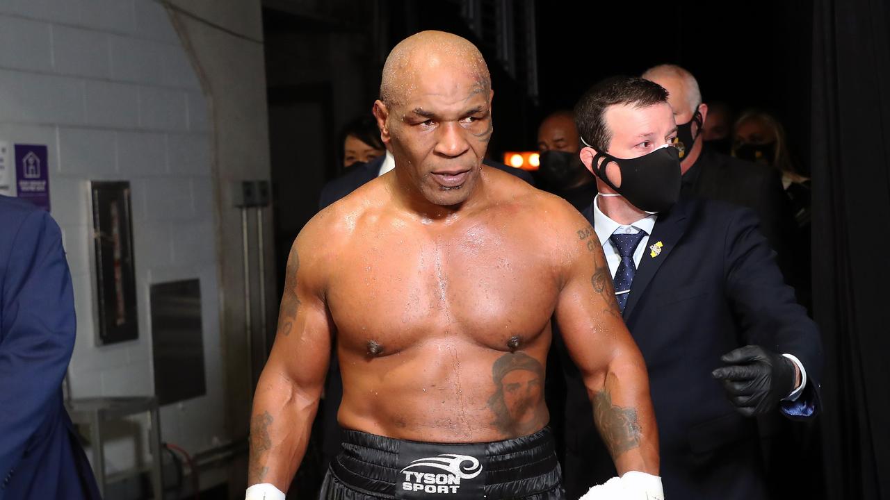 Mike Tyson. Photo by Joe Scarnici / GETTY IMAGES NORTH AMERICA / AFP.
