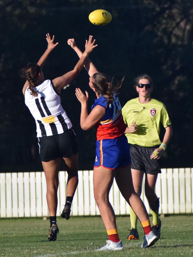 AFL Capricornia senior women, Round 1, Rockhampton Panthers versus Gladstone Suns, at Rockhampton Cricket Grounds on April 13, 2024.