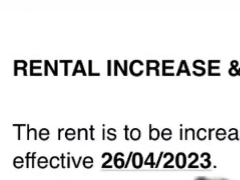 He renter was frustrated at his rent increase