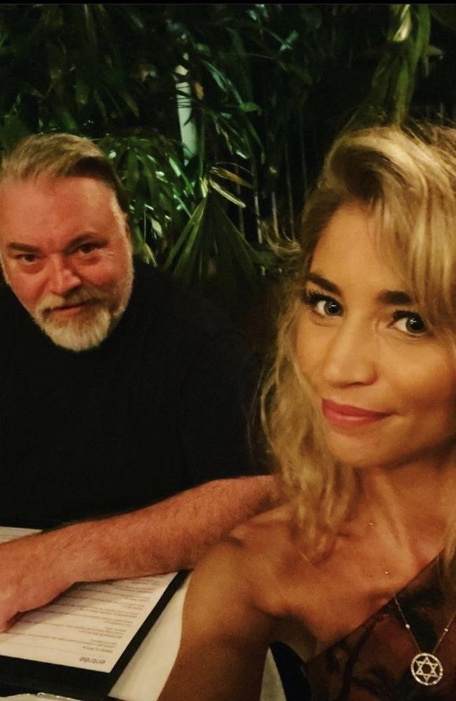 Kyle Sandilands with new girlfriend Tegan Kynaston. Source: Instagram