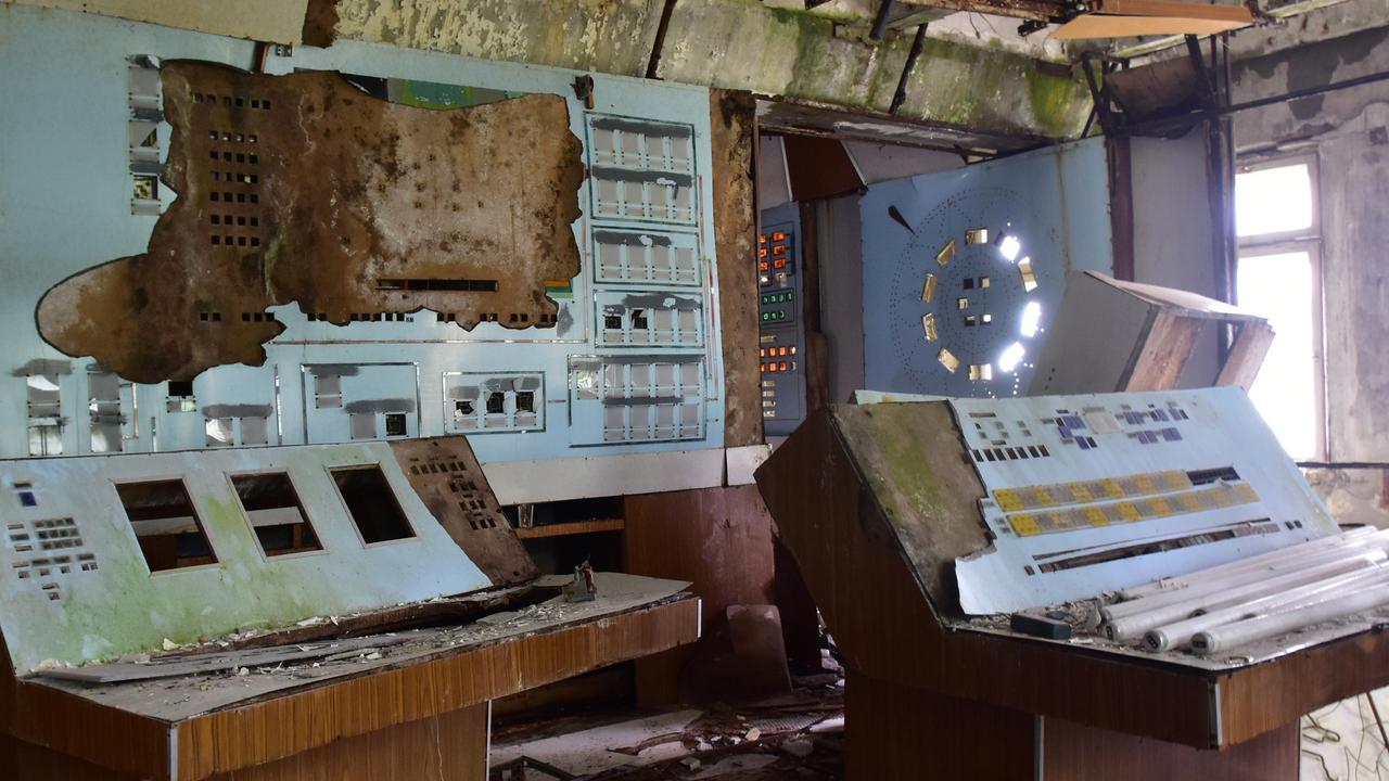 The Duga radar’s control room now lies abandoned.