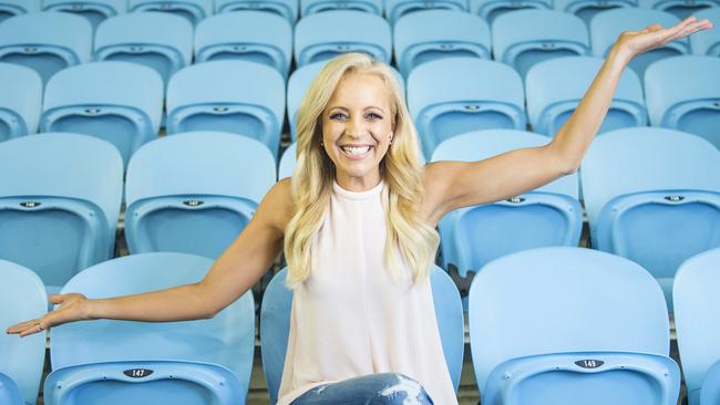 EMBARGOED UNTIL 10/11 Carrie Bickmore from Channel 10's The Project at Margaret Court Arena. Picture: Eugene Hyland